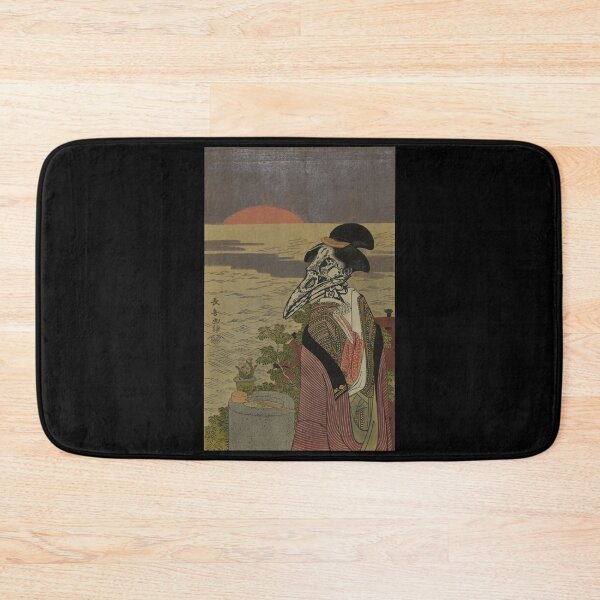 Item preview, Japanese Bird Demon Yokai Woman Sunrise 773 designed and sold by TheAplus.