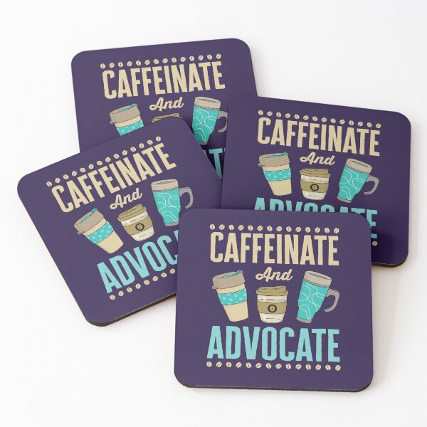 Item preview, Caffeinate and Advocate Lawyer Attorney designed and sold by jaygo.