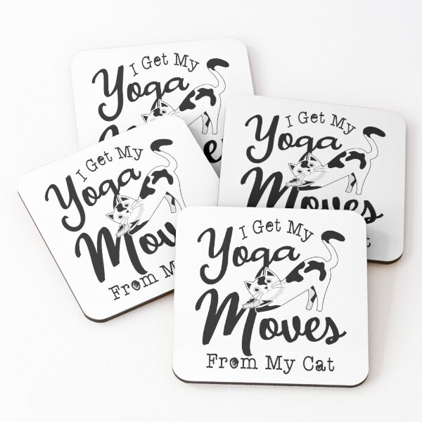 Item preview, I Get My Yoga Moves From My Cat , yoga lovers designed and sold by MoSaid.