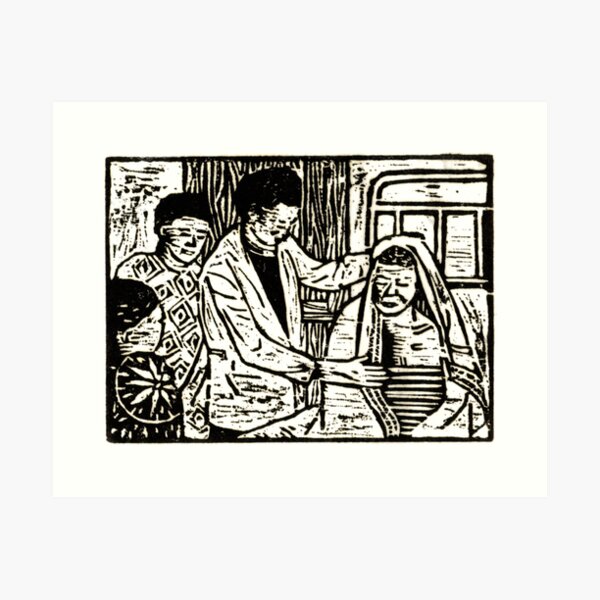 Hospital Pastor at Berega Art Print