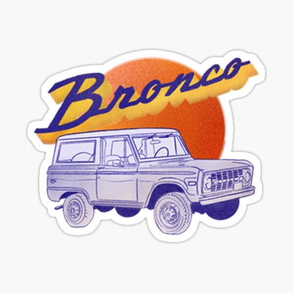 Item preview, Bronco Sunset vintage designed and sold by AbigailBriggs.