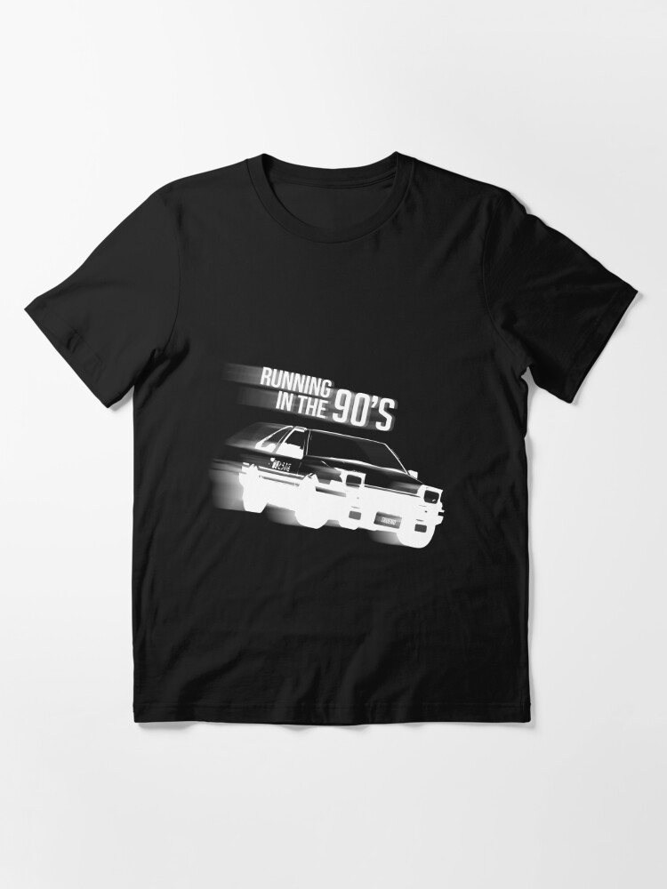 Initial D #2-Running In The 90s Dark Ver. T Shirt 100% Cotton