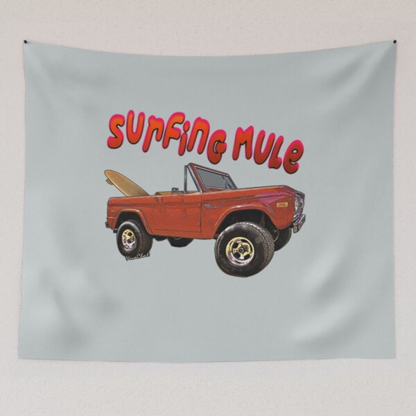Item preview, Bronco Surfing Mule designed and sold by AbigailBriggs.