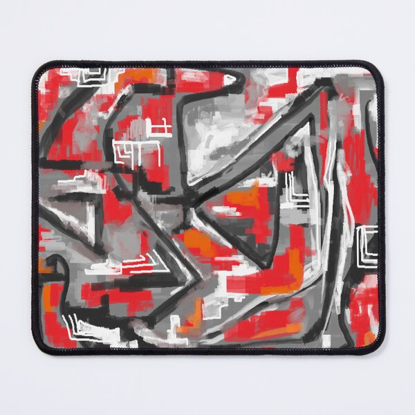 Item preview, Red Maze Abstract designed and sold by myDigitalArt.