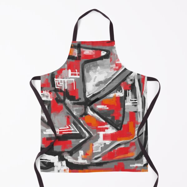 Item preview, Red Maze Abstract designed and sold by myDigitalArt.
