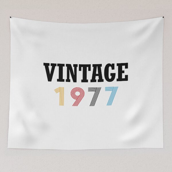 Item preview, 45th Birthday Shirt, Vintage T Shirt, Vintage 1977 Shirt, 45th Birthday Gift for Women, 45th Birthday Shirt Men, Retro Shirt, Vintage Shirts designed and sold by SimoSaladain.
