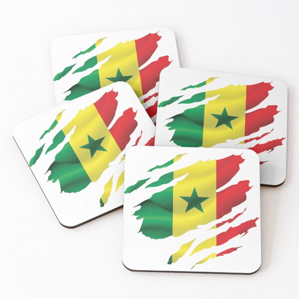 Item preview, Senegal Ripped Flag designed and sold by RahallusNtx.