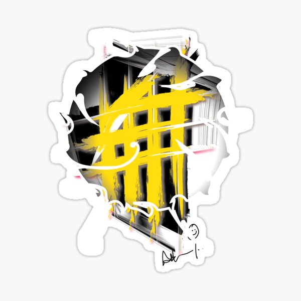 Hashtag Series 3 Yellow Sticker