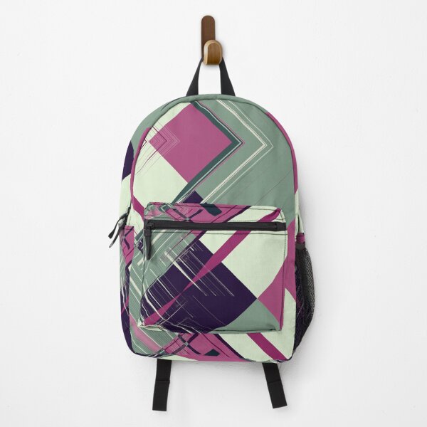 Item preview, Fractal Squares and Lines Games 3 | Pastel colors in shades of fuchsia and green designed and sold by Dibujo Divertido.