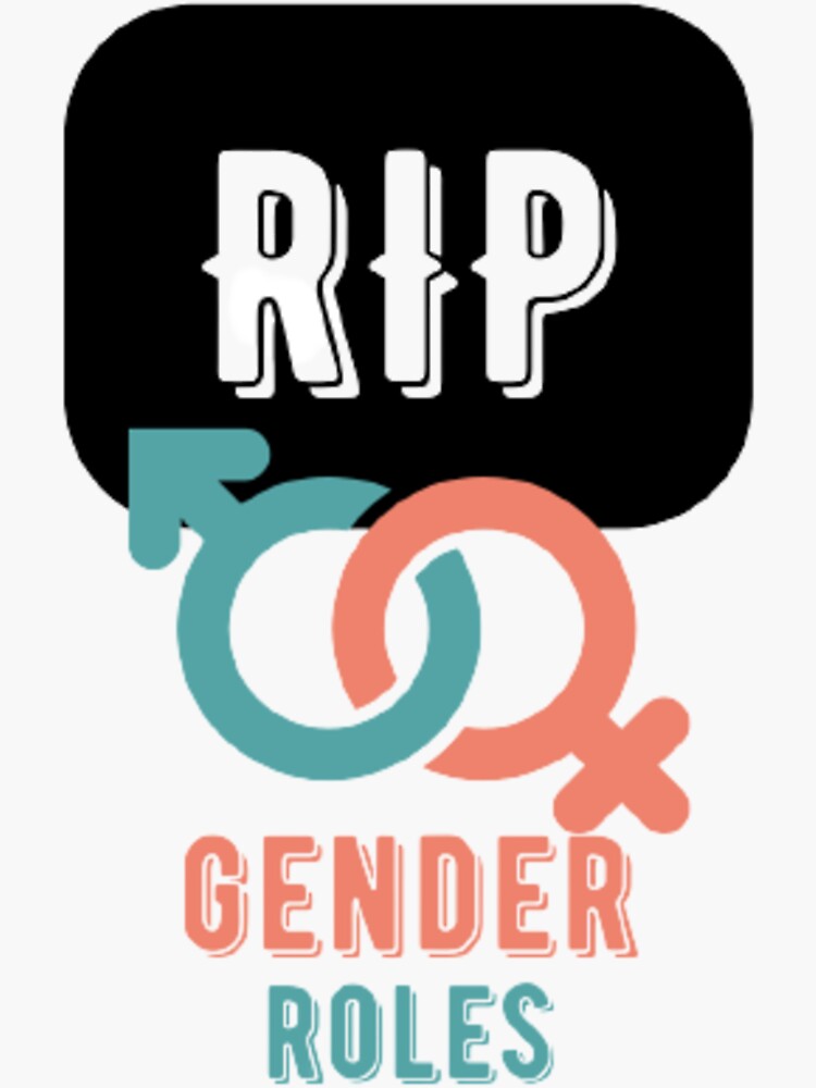 Rip Gender Roles Sticker For Sale By Pratikshar Redbubble 9302