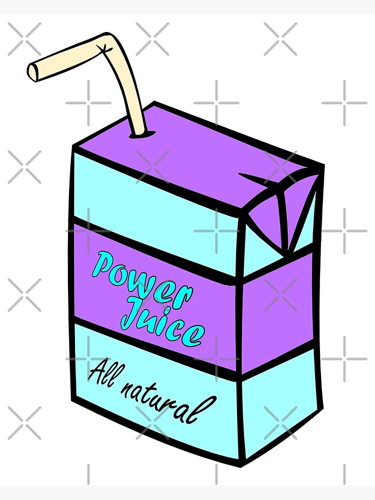 "Power Juice Juice Box" Poster for Sale by Adidit Redbubble