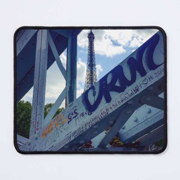 Item preview, Eiffel Tower and Love Padlocks, Paris designed and sold by eleonoraingrid.
