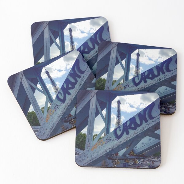 Item preview, Eiffel Tower and Love Padlocks, Paris designed and sold by eleonoraingrid.
