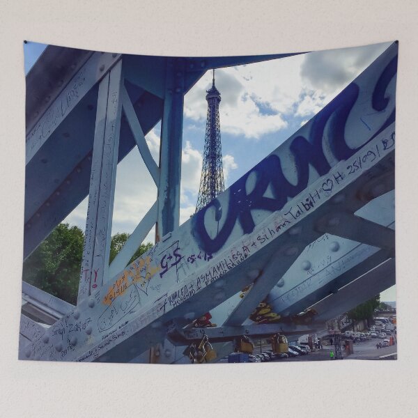 Item preview, Eiffel Tower and Love Padlocks, Paris designed and sold by eleonoraingrid.