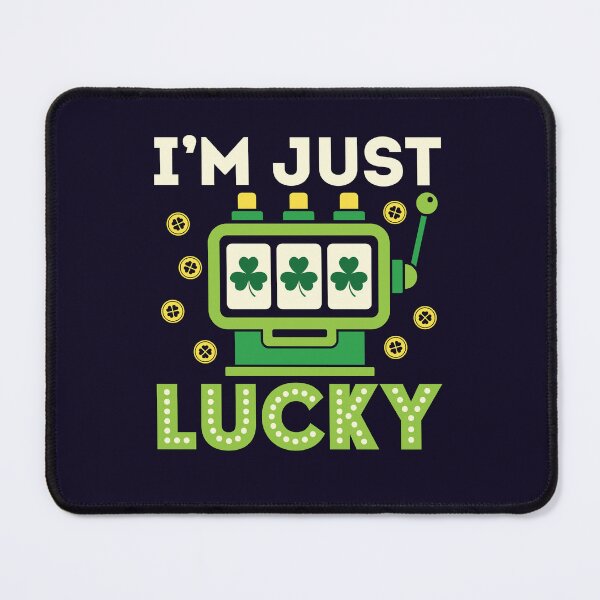 Item preview, Casino St Patricks Day Slot Machine Shamrock I'm Just Lucky designed and sold by jaygo.