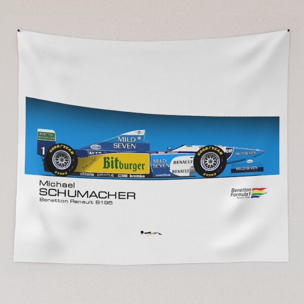 Item preview, Benetton B195 Art Print designed and sold by JageOwen.