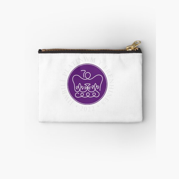 Item preview, The Queens Platinum Jubilee Logo in Welsh with Platinum writing- Logo Jiwbilî Platinwm y Frenhines yn Gymraeg gydag ysgrifen Platinwm designed and sold by Duncan Day.