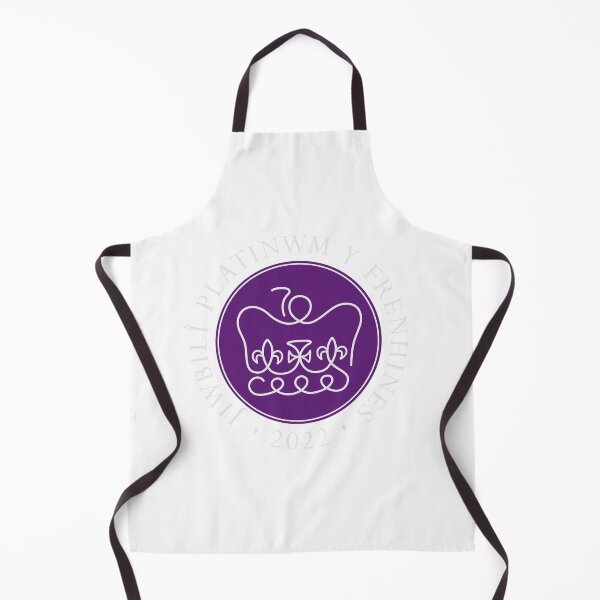 Item preview, The Queens Platinum Jubilee Logo in Welsh with Platinum writing- Logo Jiwbilî Platinwm y Frenhines yn Gymraeg gydag ysgrifen Platinwm designed and sold by Duncan Day.