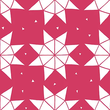 Artwork thumbnail, Geodesic Stars // Raspberry by The Wellington Boot