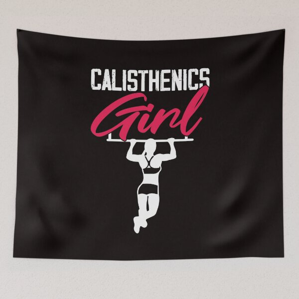 Item preview, Calisthenics Girl Street Workout Gym Fitness Training Sports designed and sold by TomGiantDesigns.
