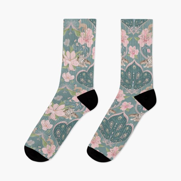 Item preview, Tiger and Flowers designed and sold by fleurdesign-.