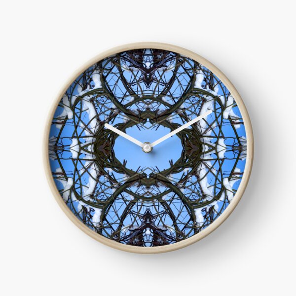 Snow Bow #2 Clock