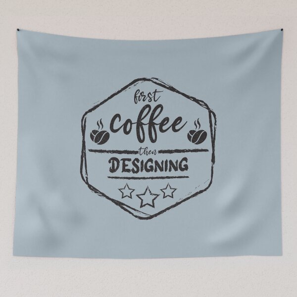 Item preview, First Coffee Then designing - Funny designing quote gift idea For Men and Women designed and sold by Mmmm3344.