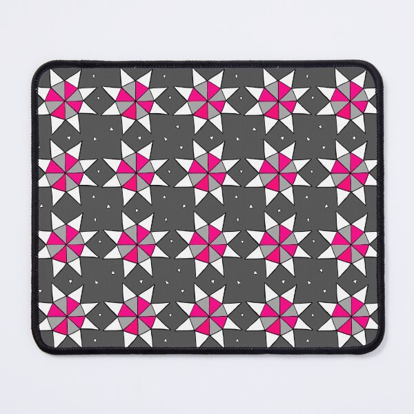 Item preview, Geodesic Stars // Grey & Pink designed and sold by The Wellington Boot.
