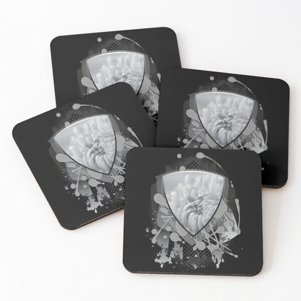 Item preview, Greyscale floral collage designed and sold by Sima Sirus.