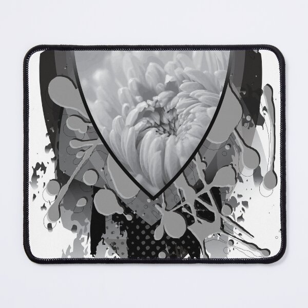 Item preview, Greyscale floral collage designed and sold by Sima Sirus.