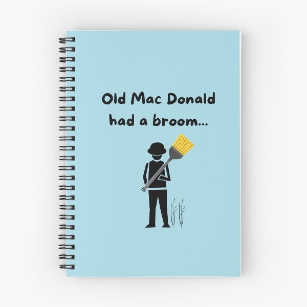 Item preview, Old Mac Donald Had a Broom Funny Cleaning Housekeeping designed and sold by SavvyCleaner.