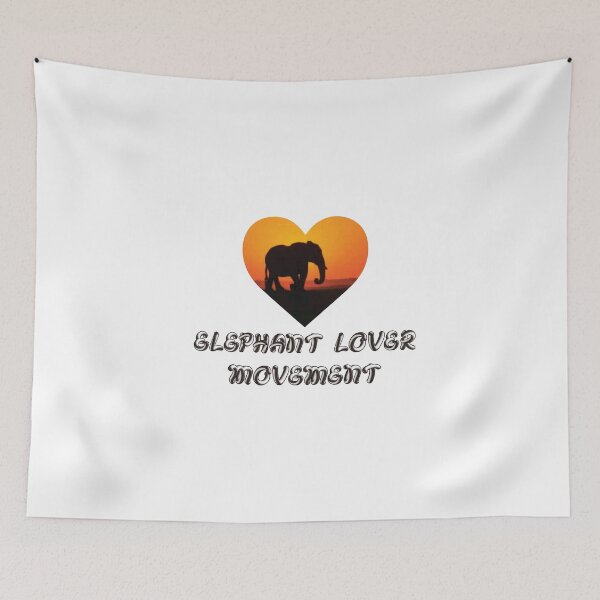 Item preview, ELEPHANT LOVER MOVEMENT heart designed and sold by Inari Designs.