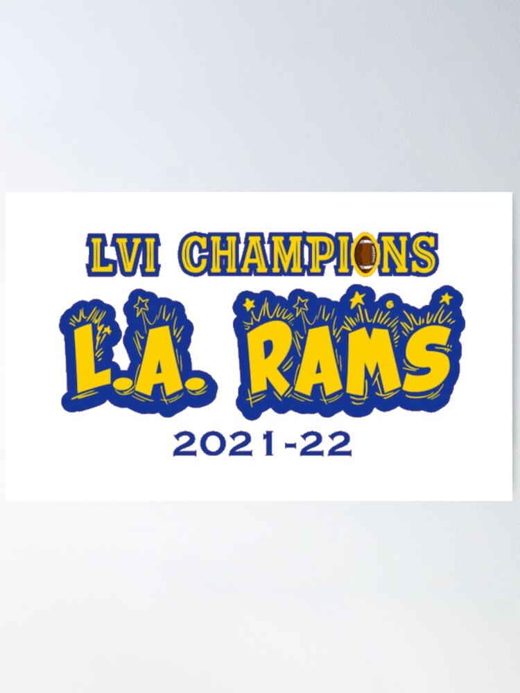 Los Angeles Rams Super Bowl Poster