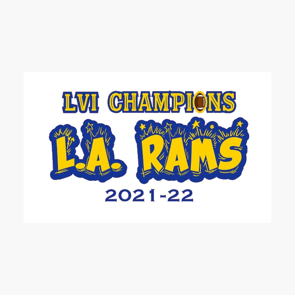 Los Angeles Rams NFL Super Bowl LVI Champions Santa Hat