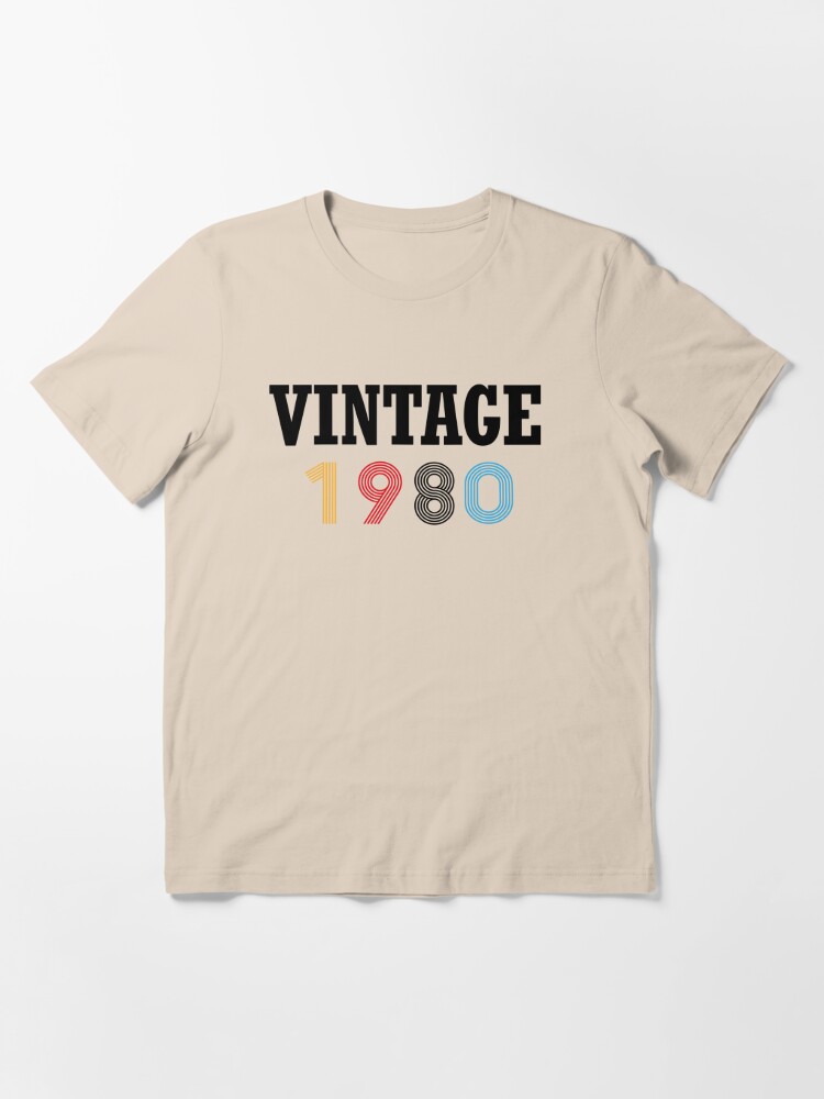 Vintage 1980 Shirt Classic 1980 Original Shirt 42nd Vintage Shirt Her Gift for Him 42nd Birthday Shirt Vintage 1980 Birthday Shirt