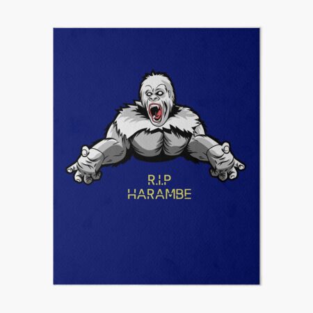 barstool harambe shirt, pardon my take harambe Art Board Print for Sale  by ismailalrawi