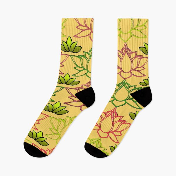 Item preview, INDIA'S SYMBOLIC LOTUS CREAM GREEN & PINK designed and sold by KINGTOUCAN.