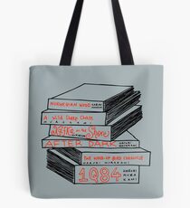 Haruki Murakami Book Stack Tote Bag