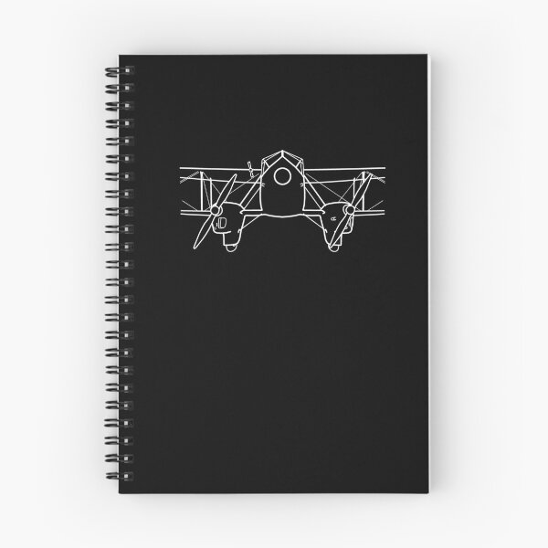 Item preview, DH Dragon Rapide 1930s classic aircraft white outline graphic  designed and sold by soitwouldseem.