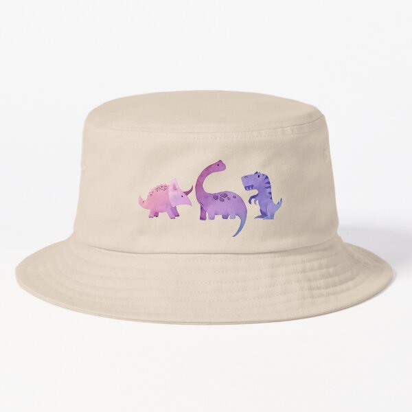 Aperçu de l'œuvre Dinosaure aquarelle rose et violet sur fond noir créée et vendue par adenaJ.