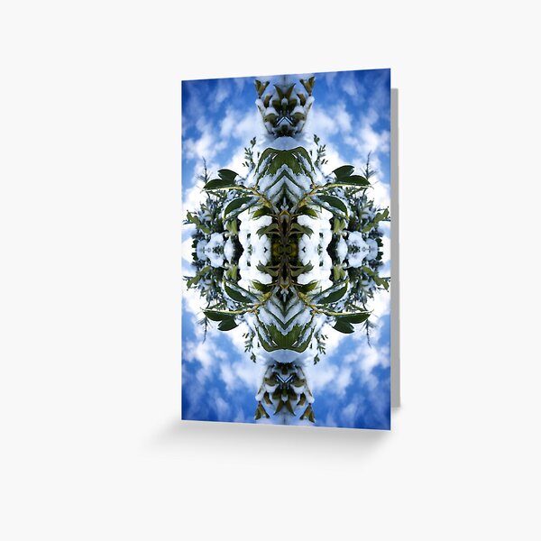 Snow Bow #3 Greeting Card