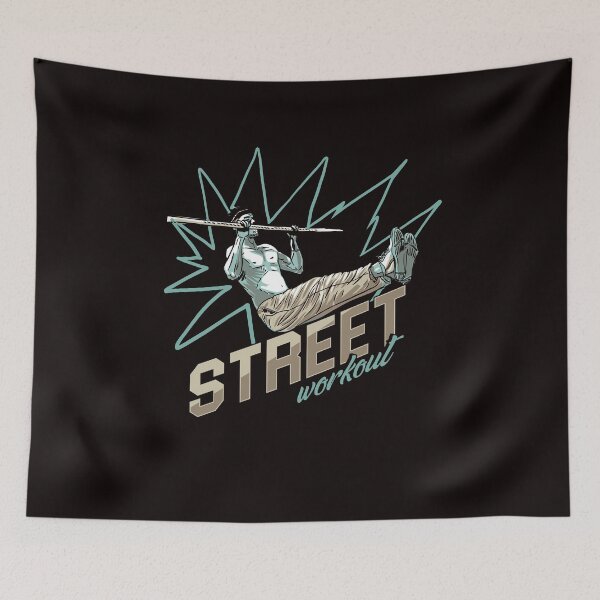 Item preview, Street Workout Calisthenics Gym Training Fitness Exercise designed and sold by TomGiantDesigns.