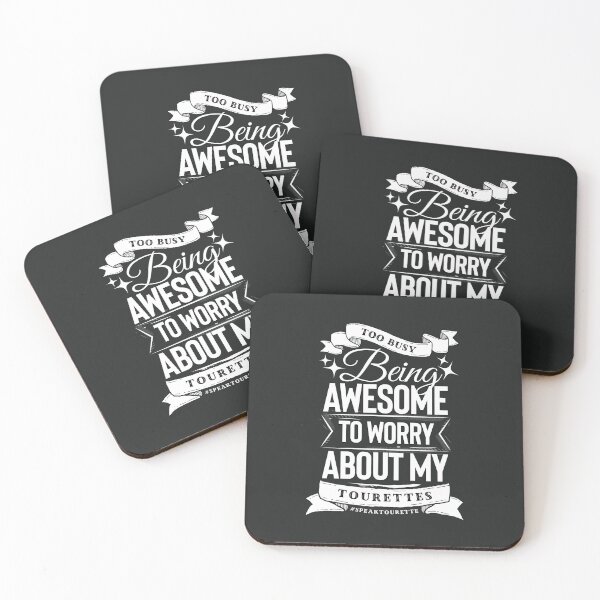 Item preview, Tourette Syndrome Awareness - Too Busy Being Awesome To Worry About My Tourettes designed and sold by MJDezigns.