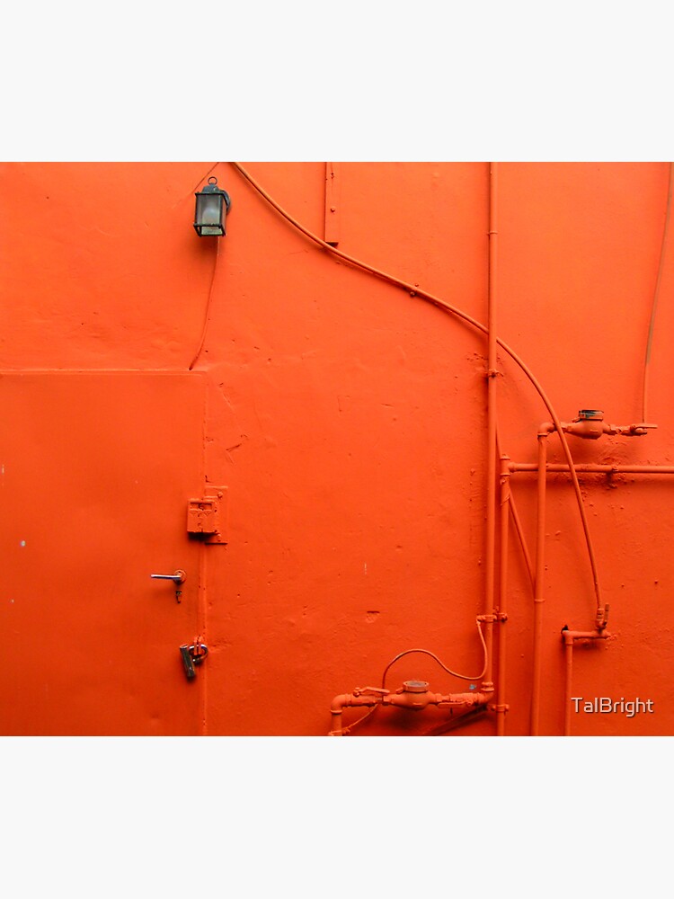 "Round the corner" Sticker by TalBright Redbubble