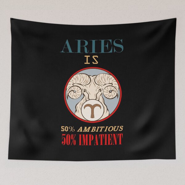 Item preview, Aries sign quote horoscope astrology designed and sold by mmammammira.