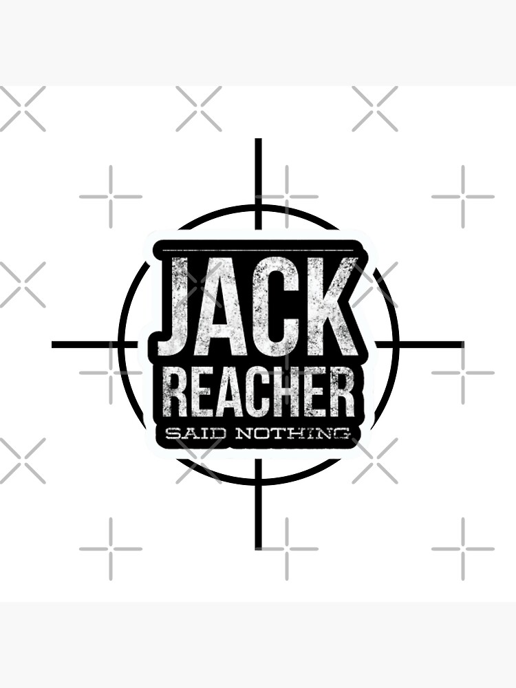 "jack reacher" Poster for Sale by DIGVIJAYDESIGNS Redbubble