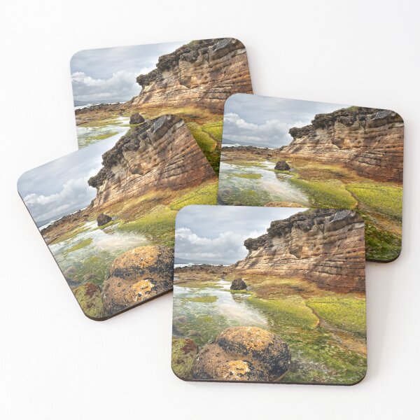 Item preview, Laig Bay Cliffs Isle of Eigg Scotland. designed and sold by PhotosEcosse.