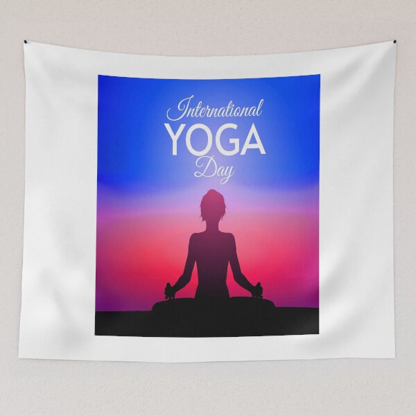 Item preview, international yoga day, designed and sold by Saif6X.