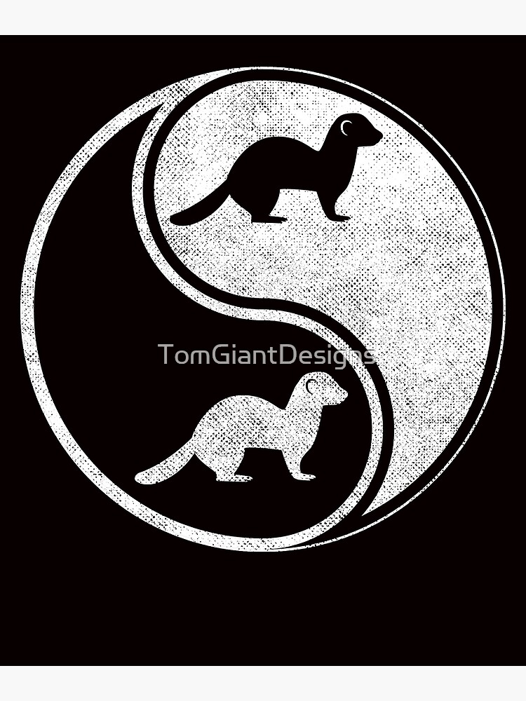 Ferret Ying Yang - Lovers T-Shirt Ferret Ying Yang - Lovers T-Shirt