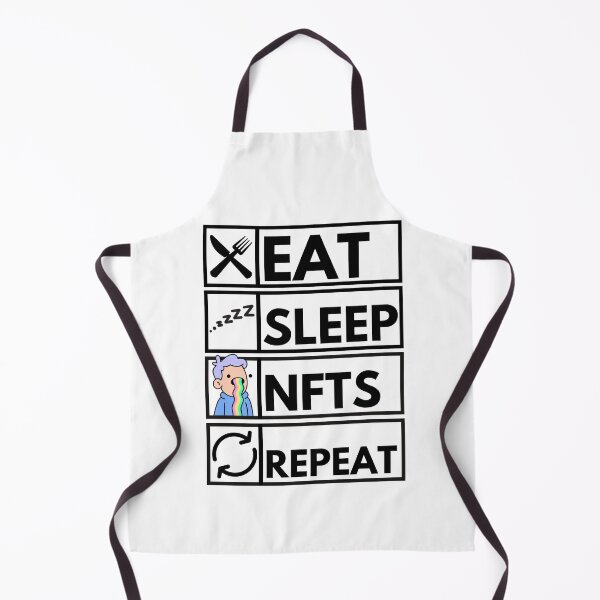 Item preview, Funny NFT Eat Sleep JPGES Repeat designed and sold by nft-millionaire.